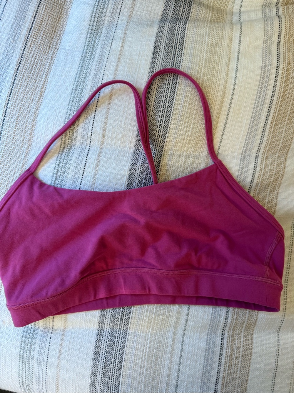 lululemon athletica Magenta Strappy Sports Bra